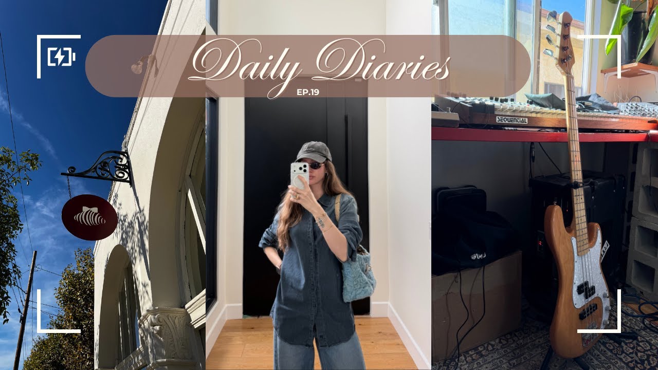 LA diaries | catching up with friends & recording new music | vlog ep.19