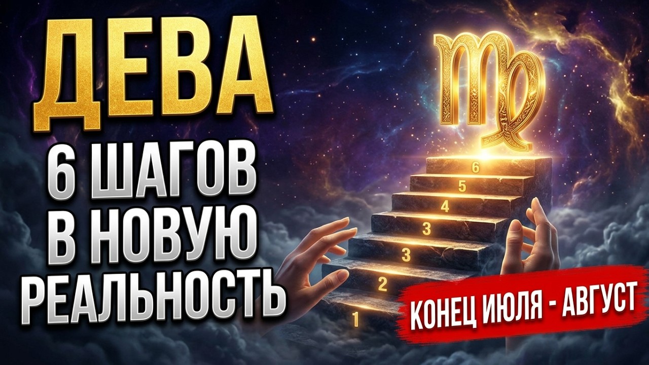 ДЕВА♍КОНЕЦ ИЮЛЯ &mdash; АВГУСТ: Точка невозврата! 6 шагов в вашу новую реальность💯Astro Ispirazione