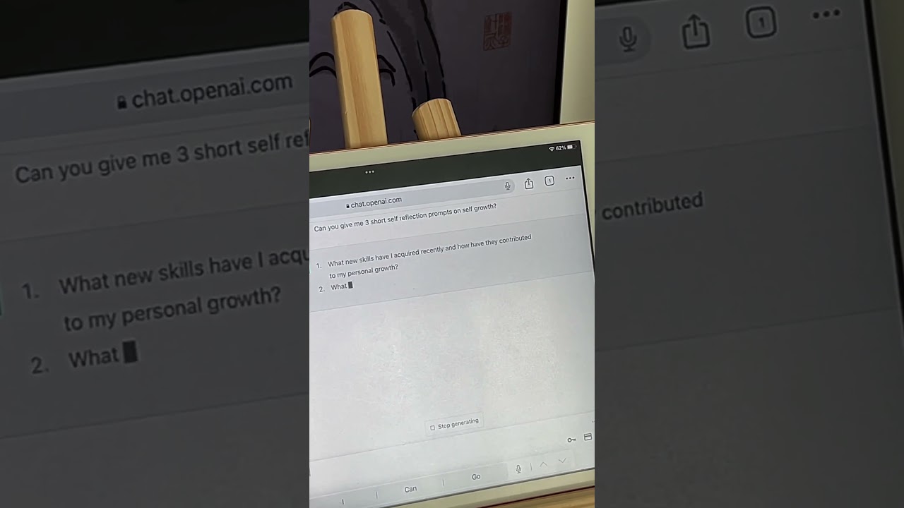 using chatgpt for self reflection prompts #chatgpt #selfreflection