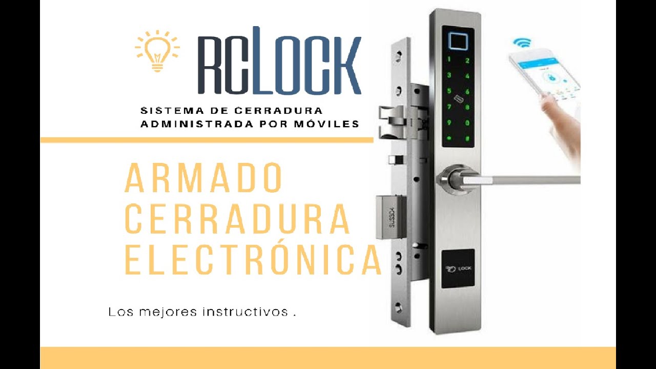 INSTRUCCIÓN DE ARMADO DE CERRADURA ELECTRÓNICA TTLOCK ANGOSTA PARA AIRBNB ALQUILER TEMPORARIO Y HOME