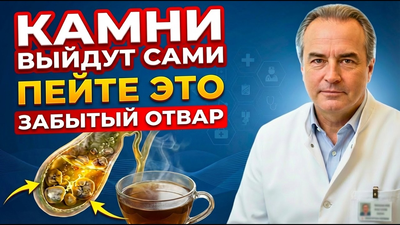 ЖЕЛЧНЫЙ СТАНЕТ ЧИСТЫМ! Густая желчь растворится. Всего 1 стакан отвара