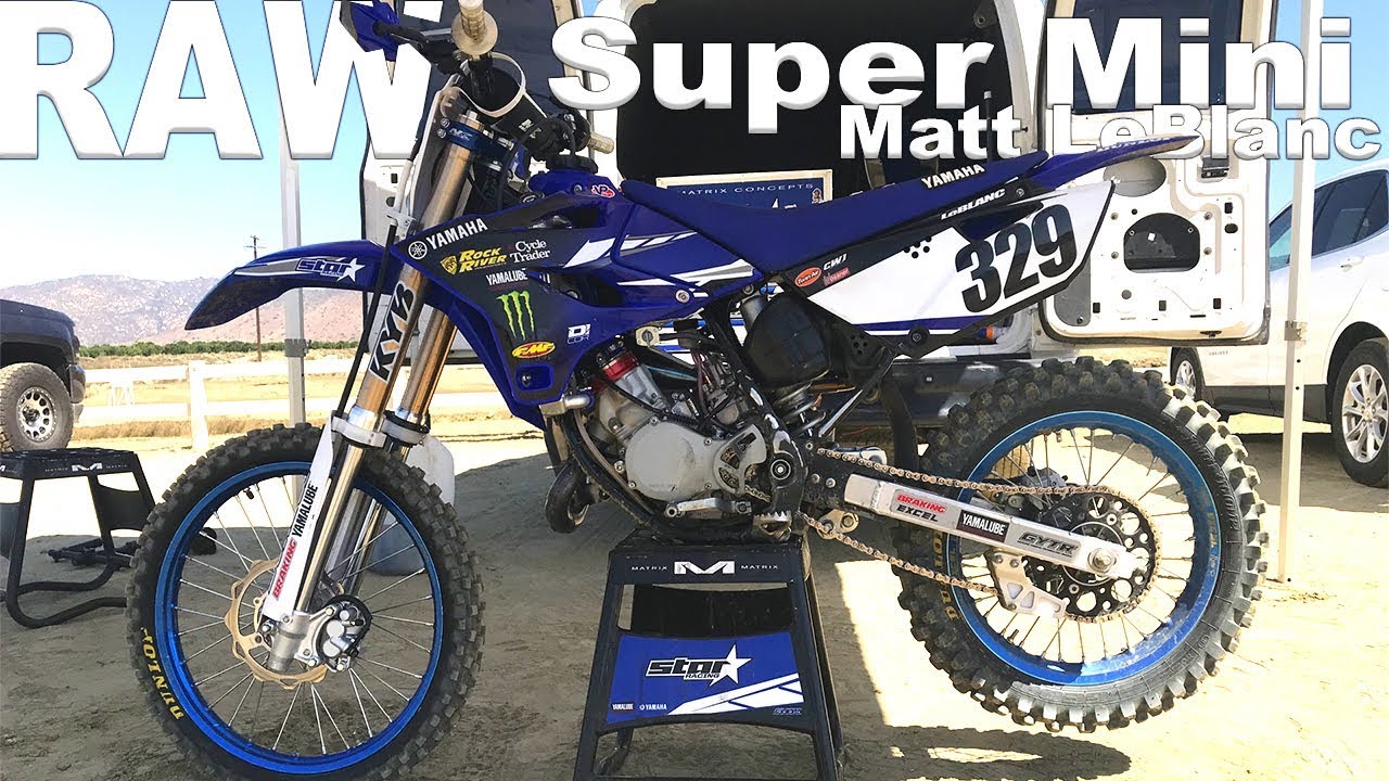 Super Mini Raw 2 Stroke with Matt LeBlanc - Motocross Action Magazine