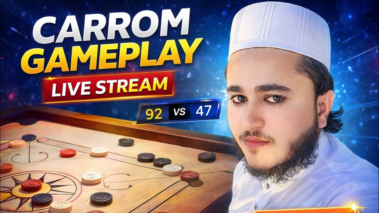 Carrom Pool Live Stream | Amazing Trick Shots & Big Wins ?