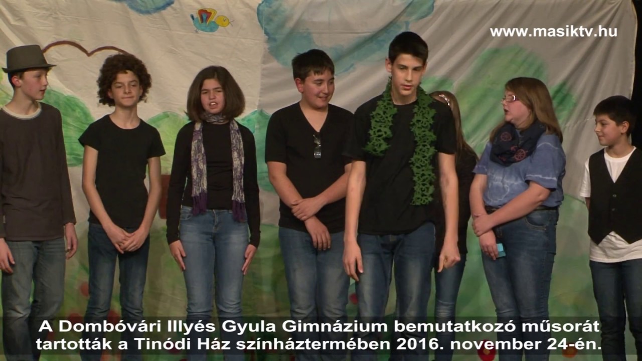 Illyés Gyula Gimnázium bemutatkozó műsora  2016. november 24.