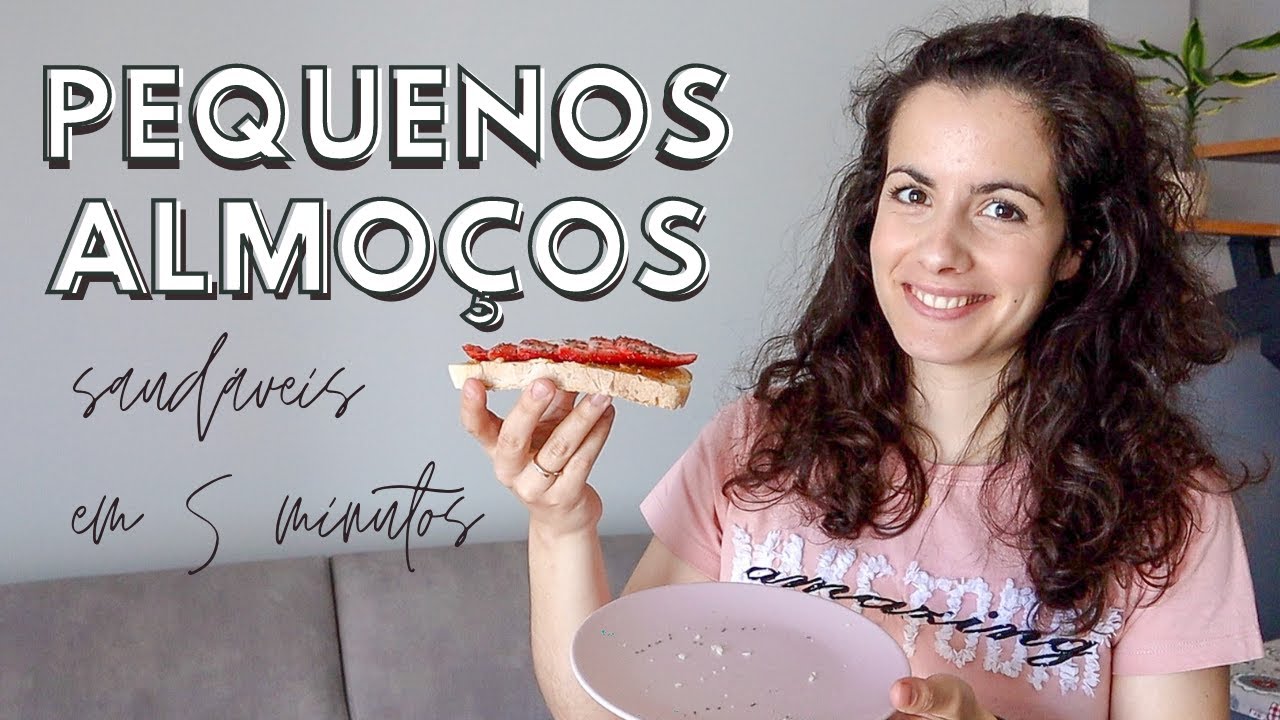 3 RECEITAS de pequeno almoço SAUDÁVEIS E FÁCEIS preparadas em 5 minutos