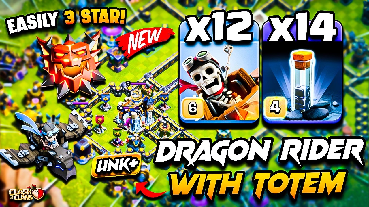 Best TH18 Attack Strategy With DRAGON RIDER 2026 | Th18 DRAGON RIDER Attack With TOTEM Town Hall 18