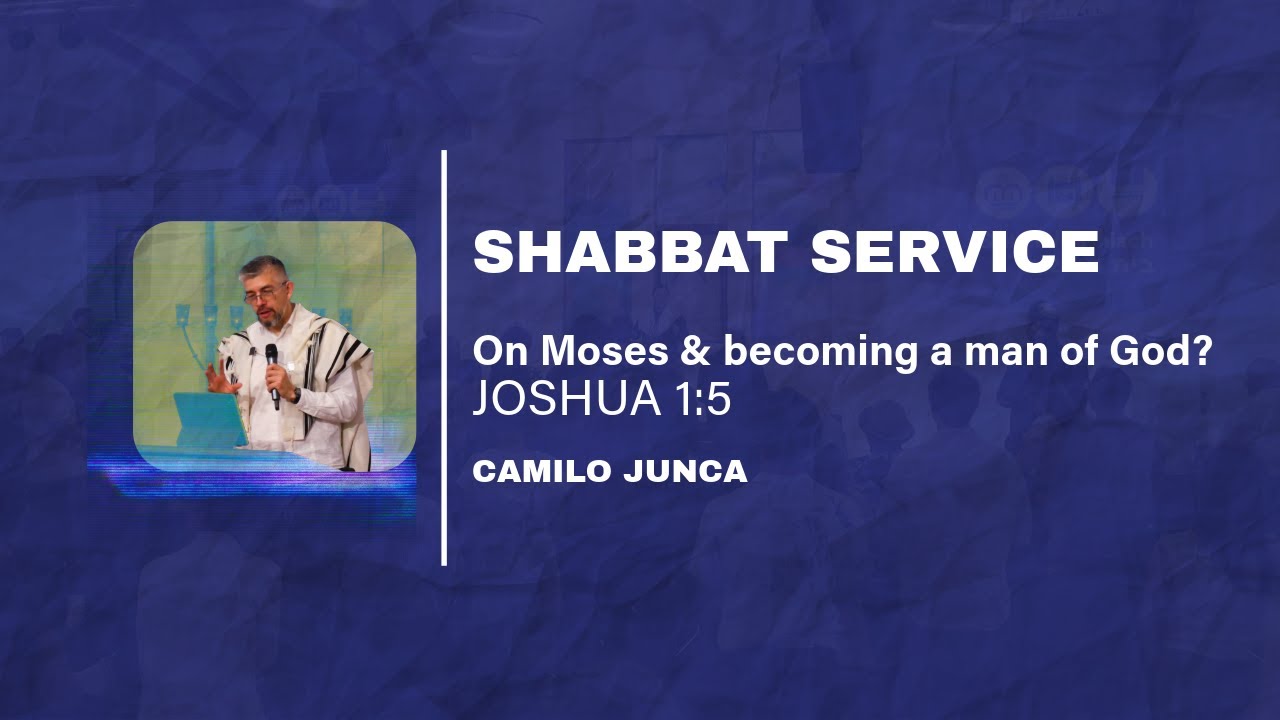 'On Moses and Becoming a Man of God'. Shabbat Family service 10/01/26
