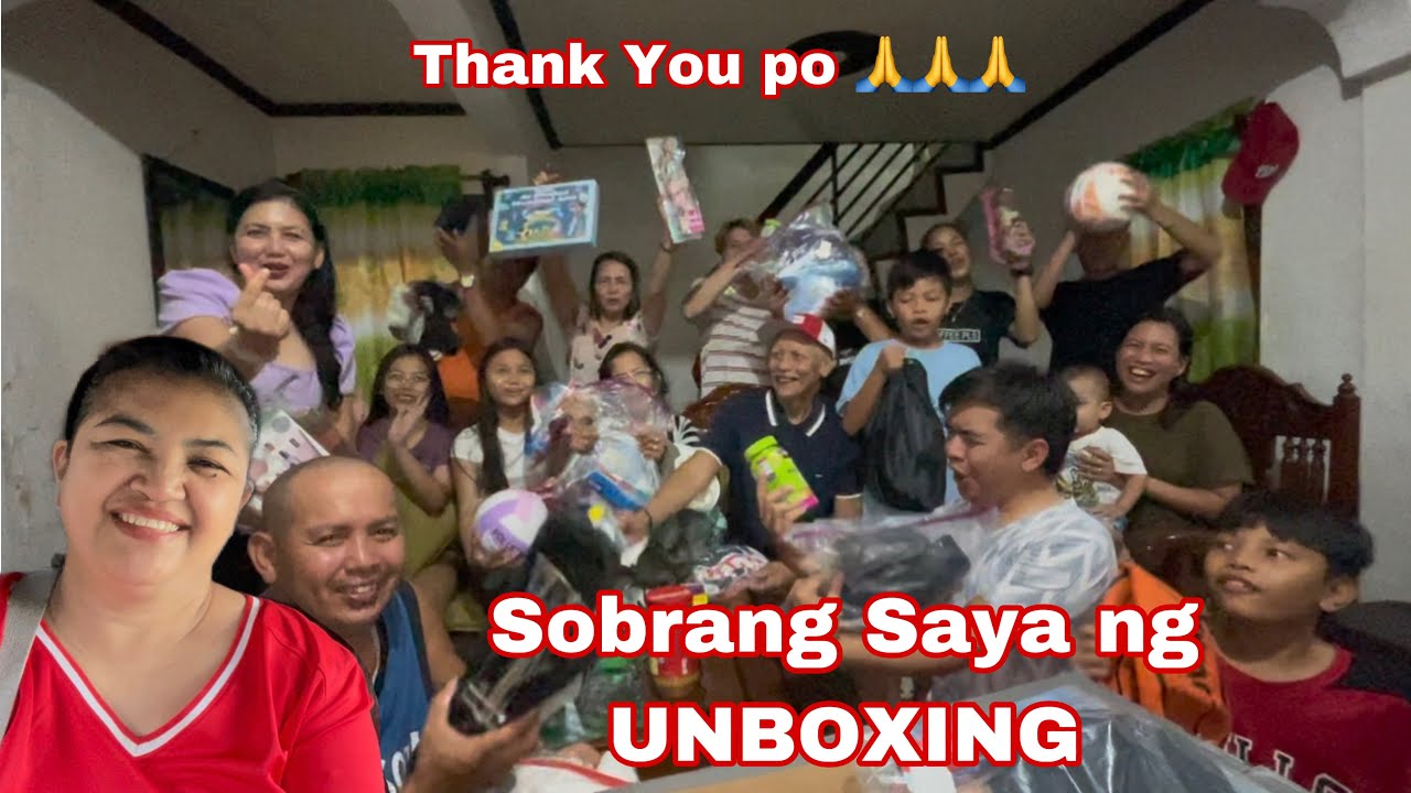 Sobrang Saya ng Unboxing with Team Hitik | Balikbayan Box from Maryland USA