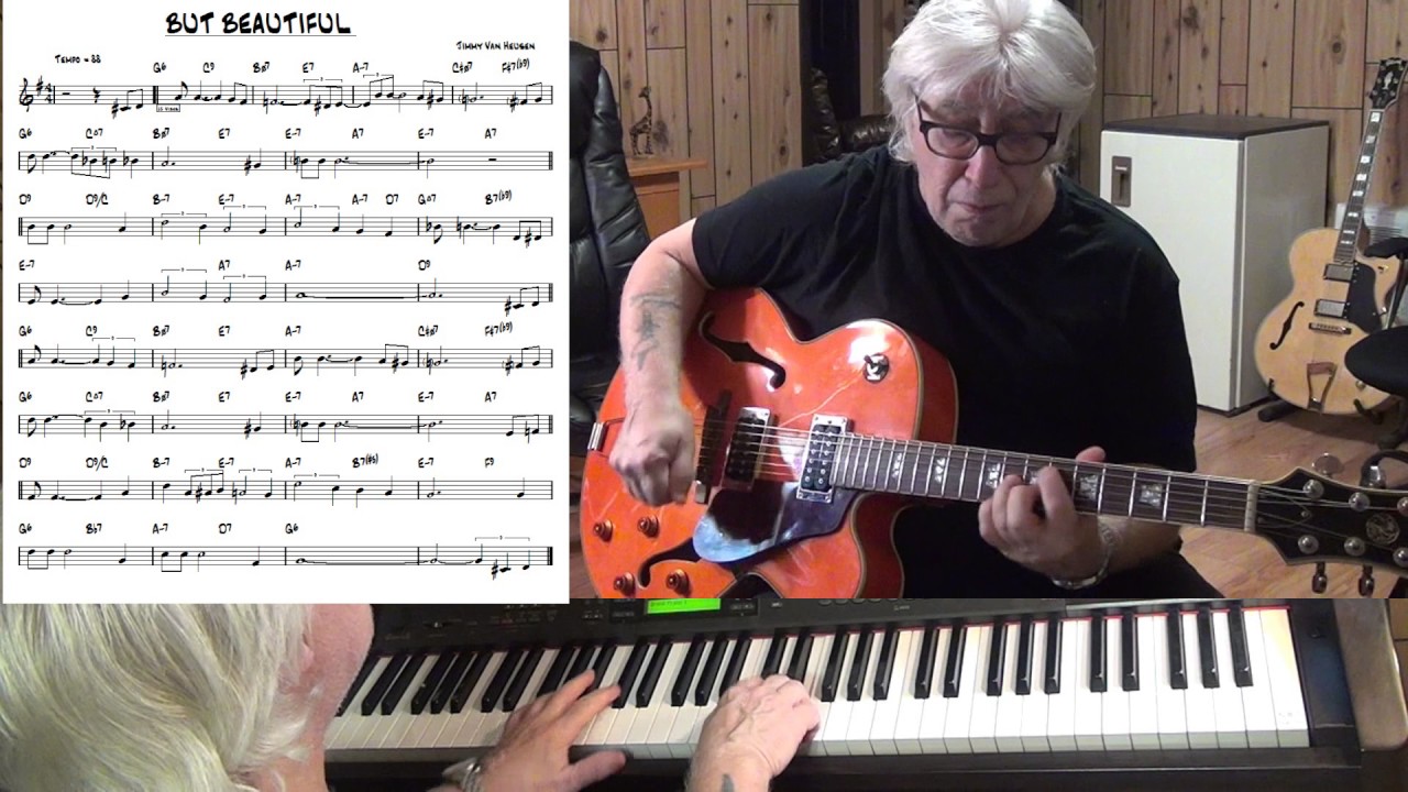 But Beautiful - Jazz guitar & piano cover ( Jimmy Van Heusen )