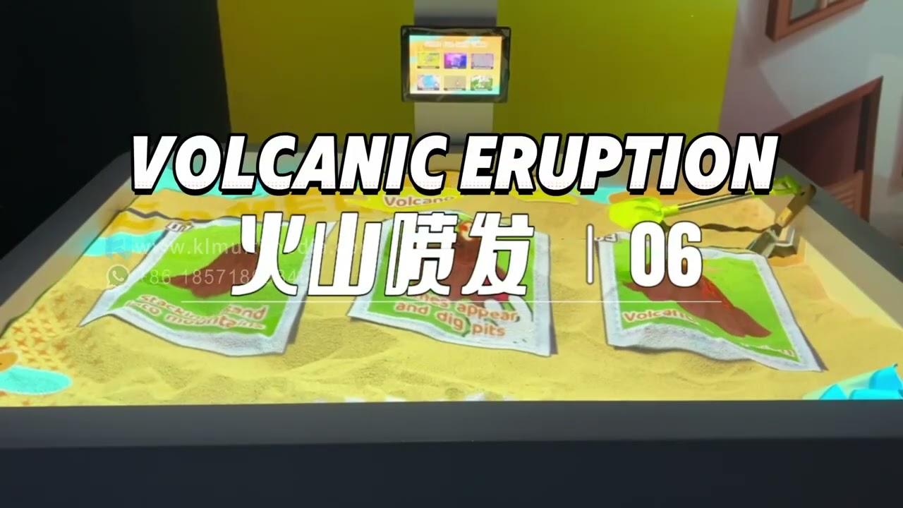 Augmented Reality Sandbox Table &ndash; 11 Interactive Projection Games | AR Sand Table Experience