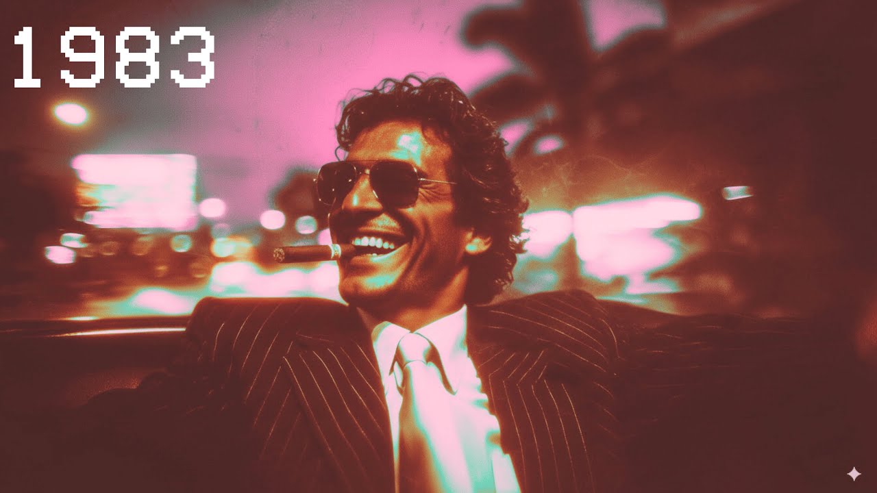 VHS 80s - MIAMI'S KINGPIN | RETROSYNTH | UPBEAT VAPORWAVE for RELAX - WORK - STUDY