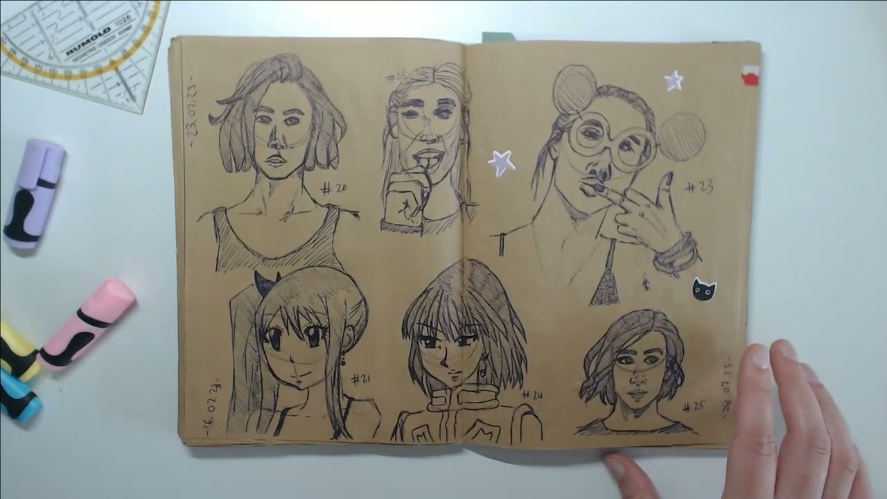 Skizzenbuch-Tour ✨ 10/2021 - 08/2024 ✨