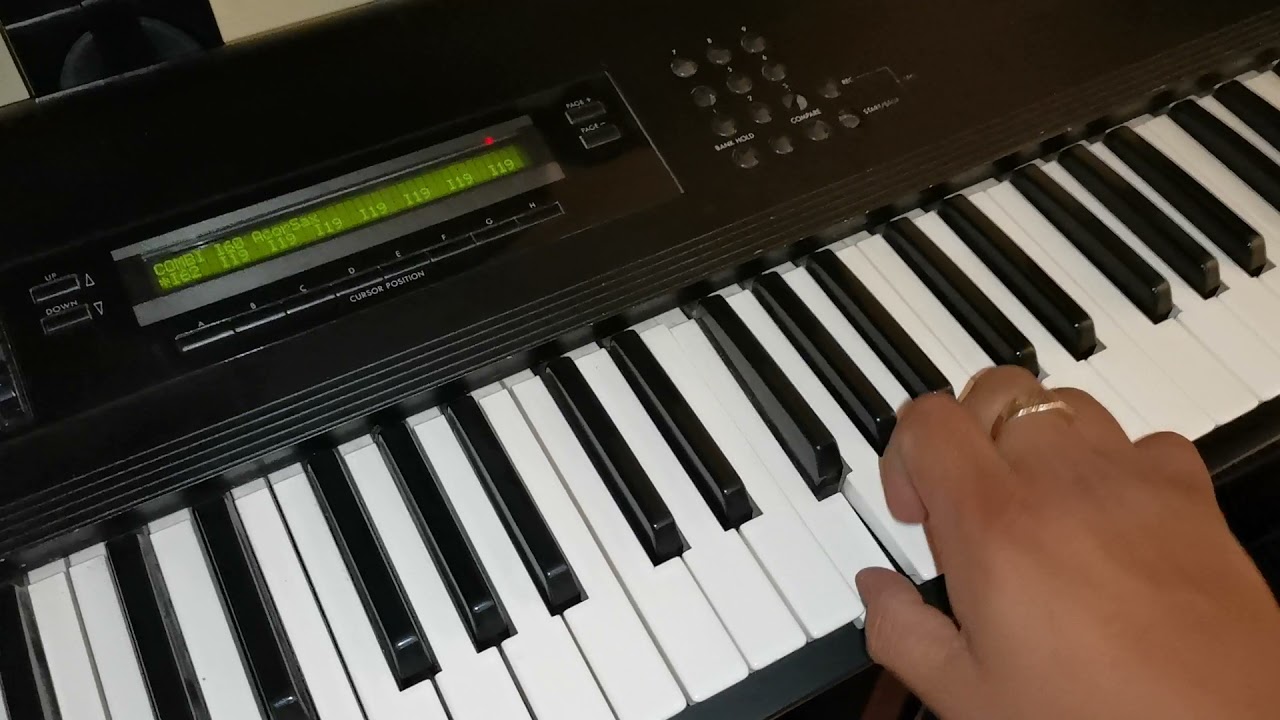 Sax y acordeón en korg M1, parámetros