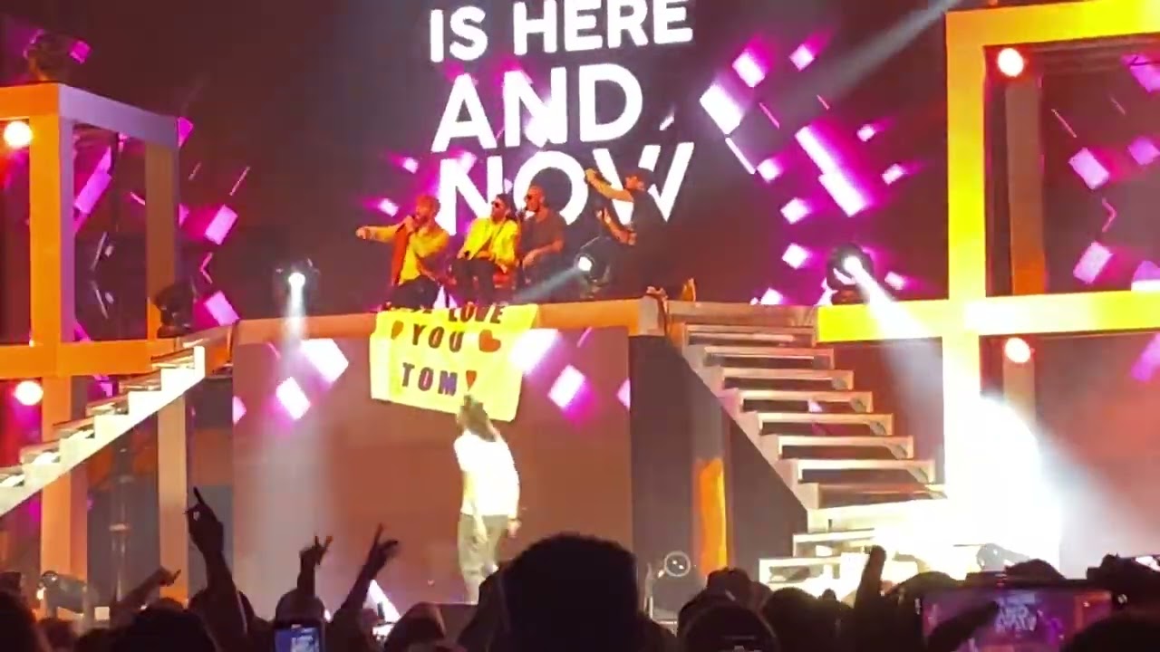The wanted AO Arena Manchester Glad you came 13/03/22