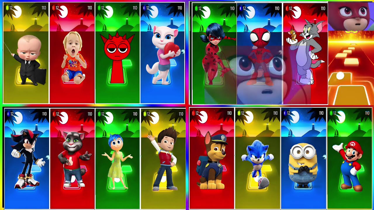 Which Character Will Win 🎮 Ultimate Cartoon Duel! 👀🎵