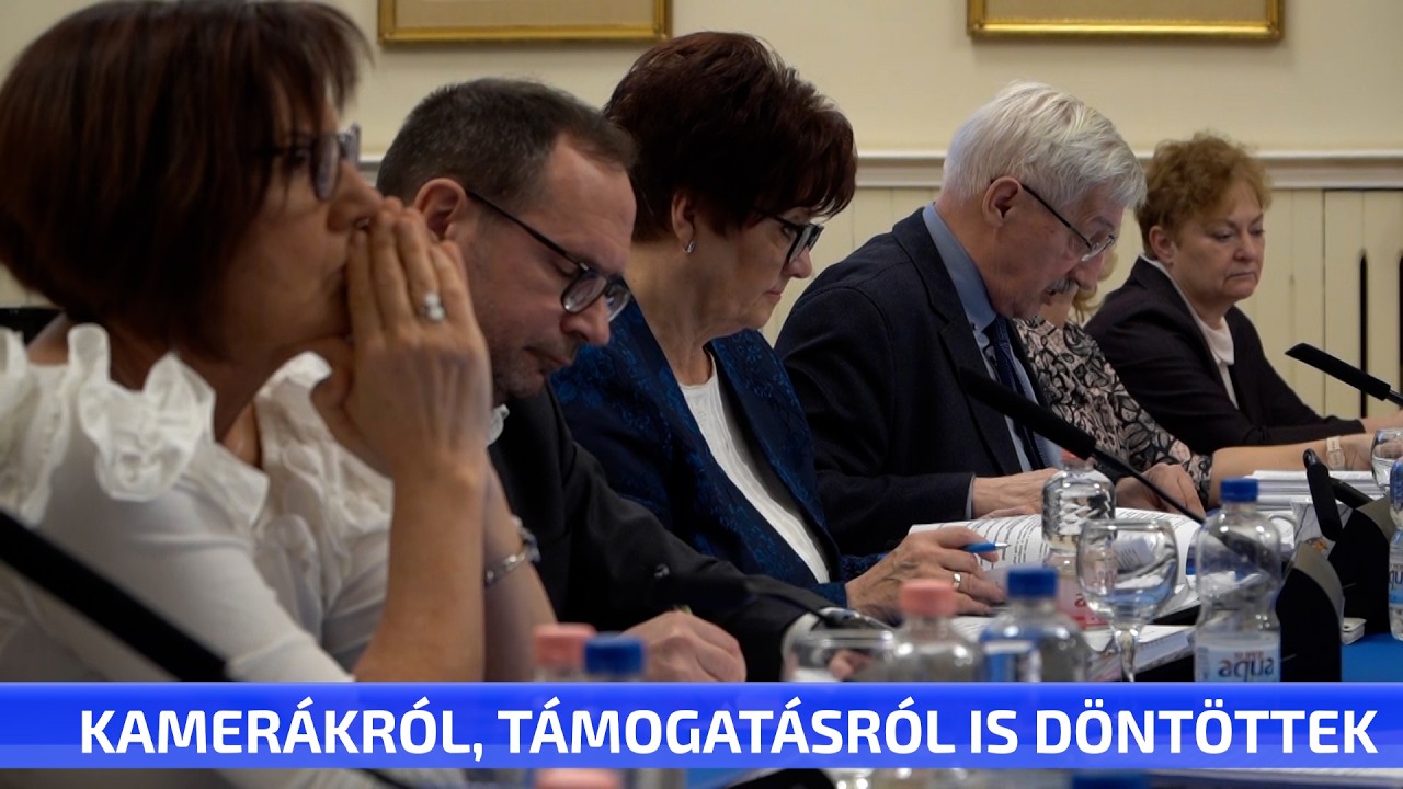 Cselekvési tervről, kamerákról, támogatásokról is döntöttek