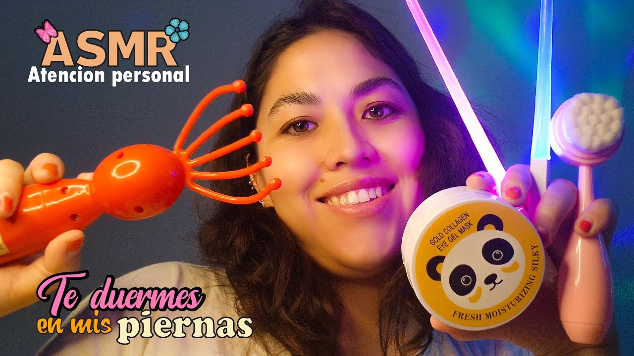 ASMR Te duermes en MIS PIERNAS