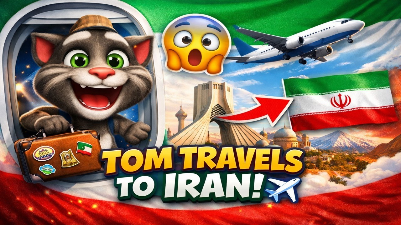 Talking Tom Travels to Iran! ✈️