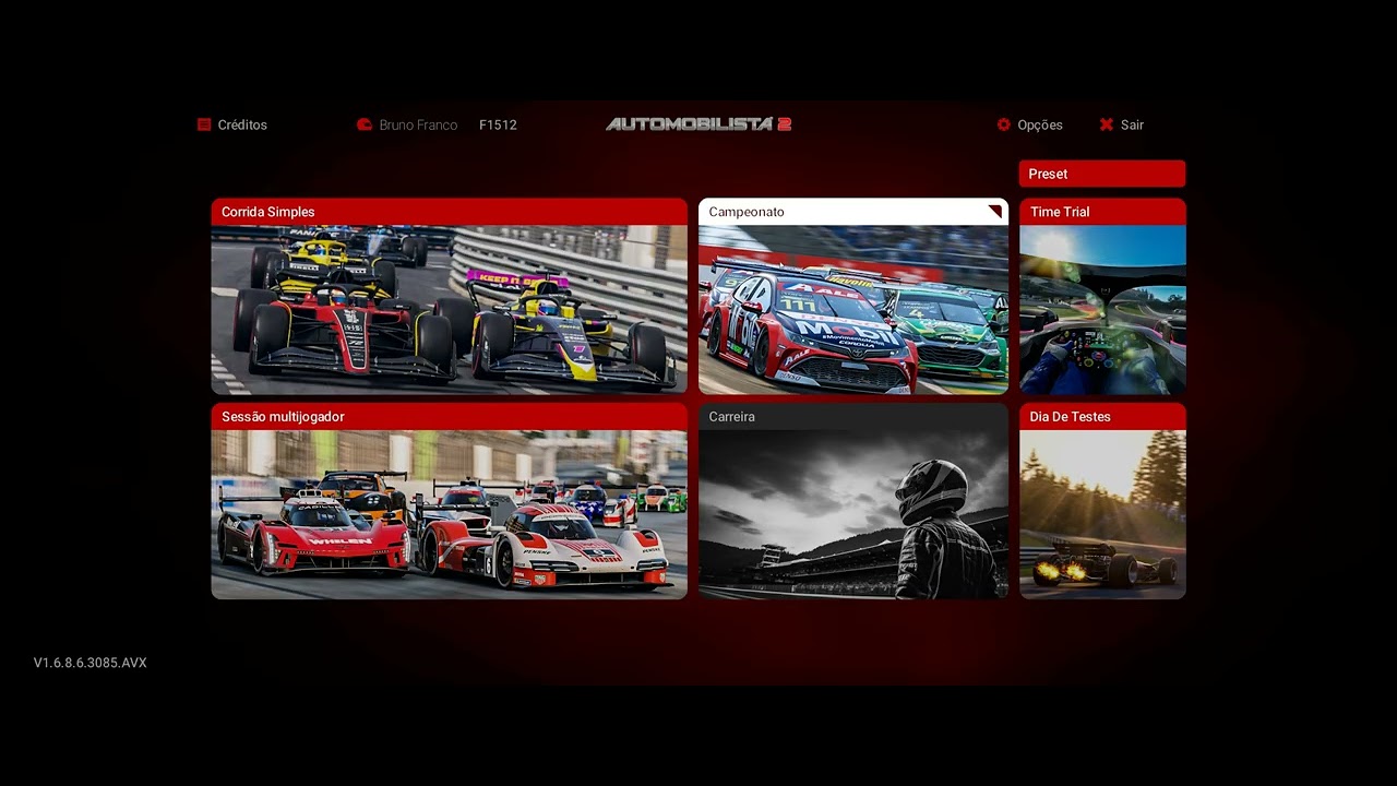 Automobilista 2 - Como fazer modo carreira?