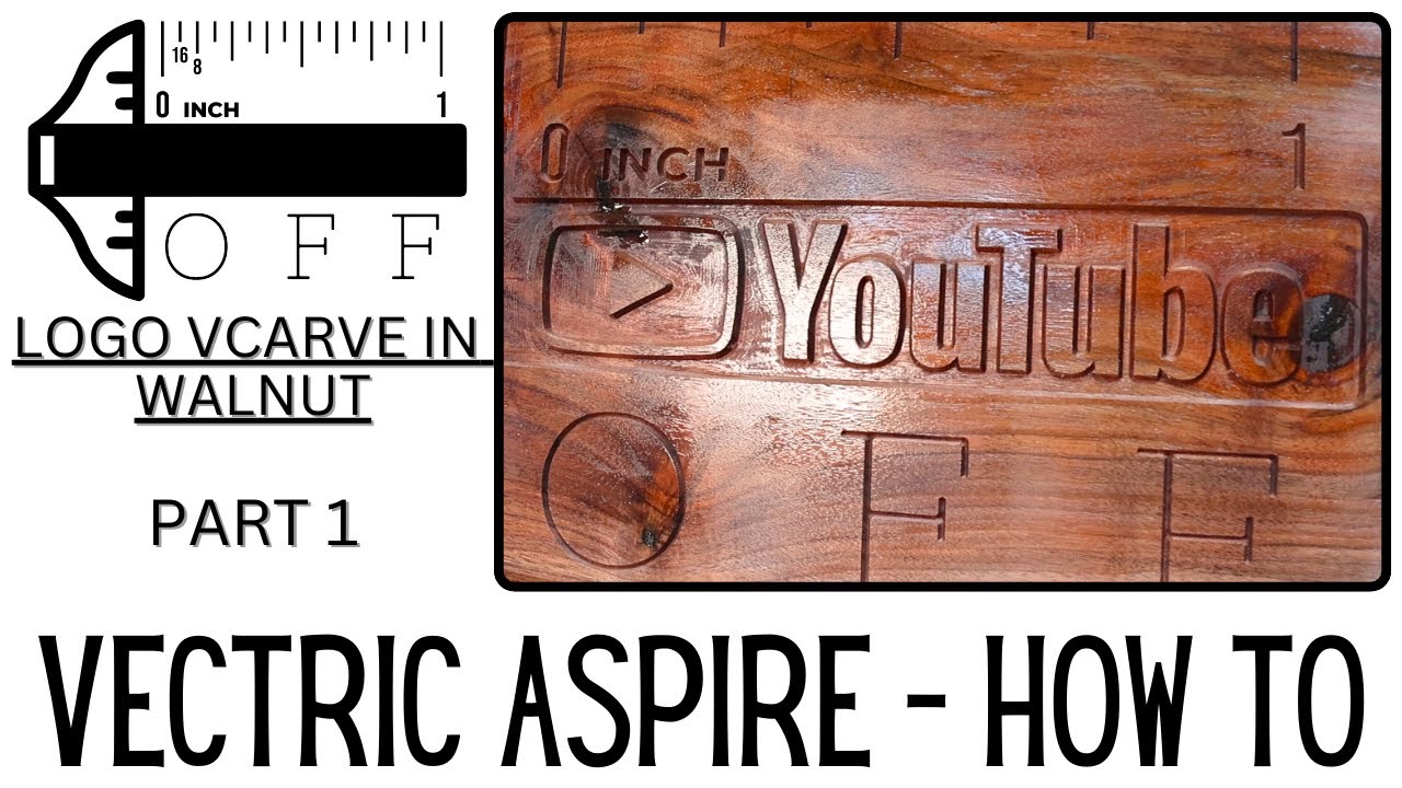 VCarve Logo Sign  Vectric Aspire  How To Sienci Labs LongMill MK2  Part 1  CNC Router