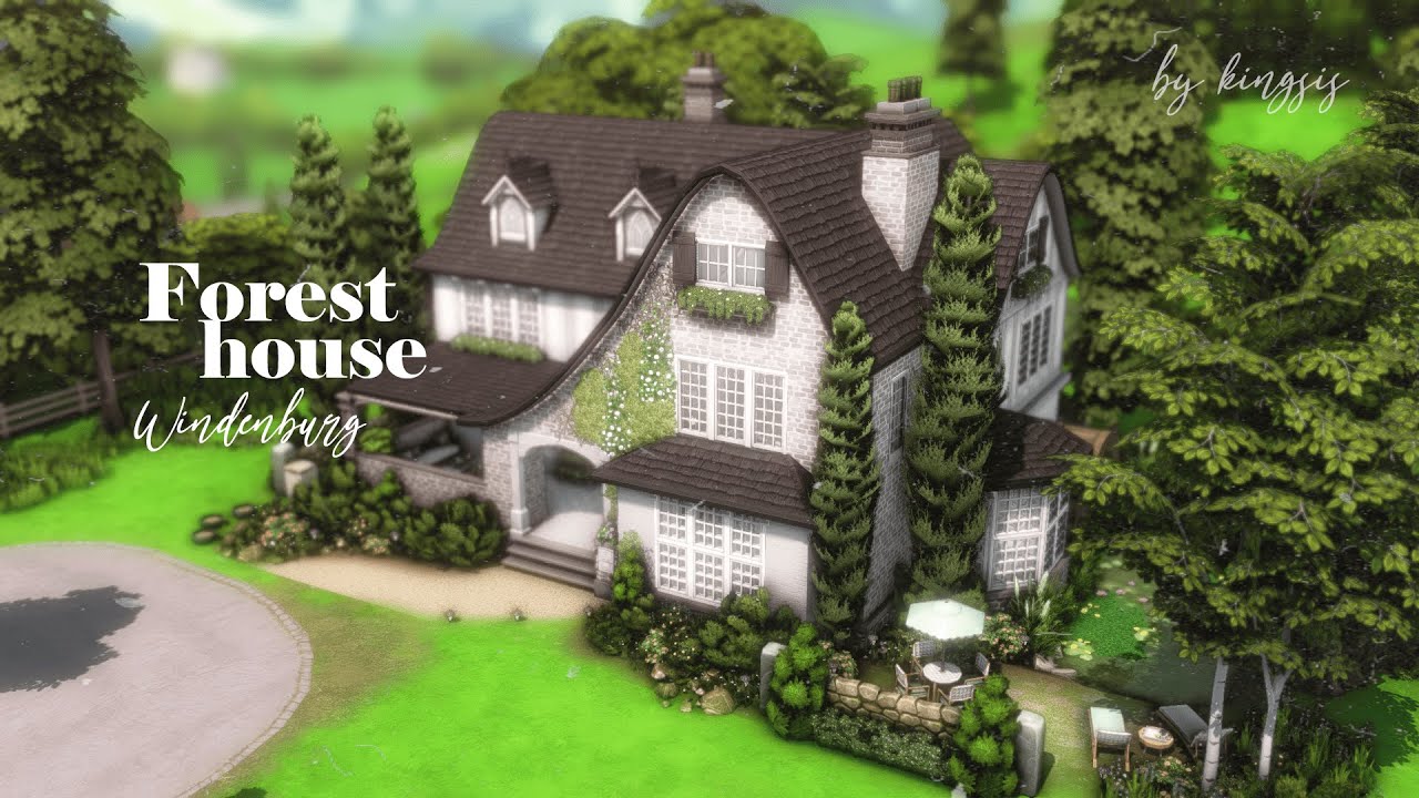 Дом для большой семьи | Строительство The Sims 4 | Forest House