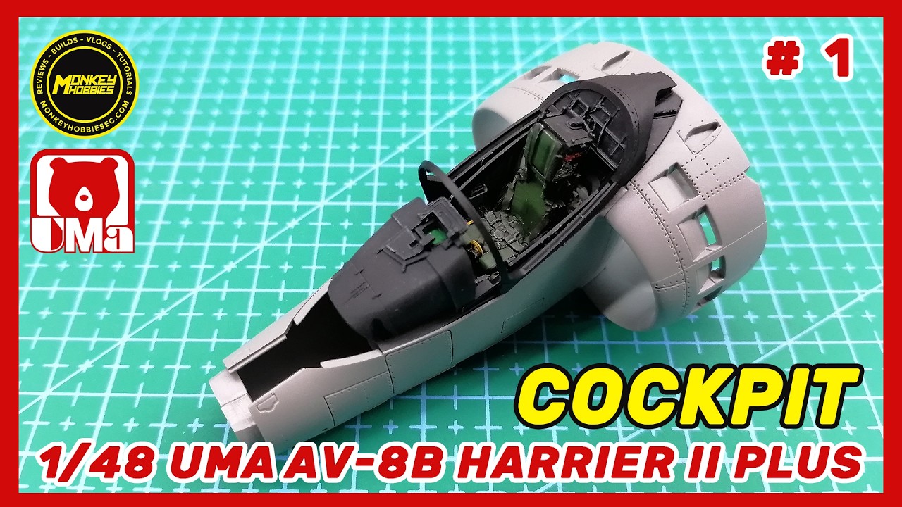 UMA 1/48 AV-8B HARRIER II PLUS #01 ➡️ COCKPIT