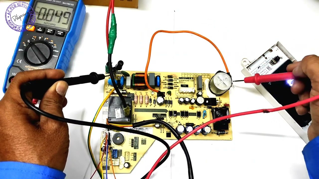 VOLTAS INVERTER INDOOR PCB VOLTAGE CHECK
