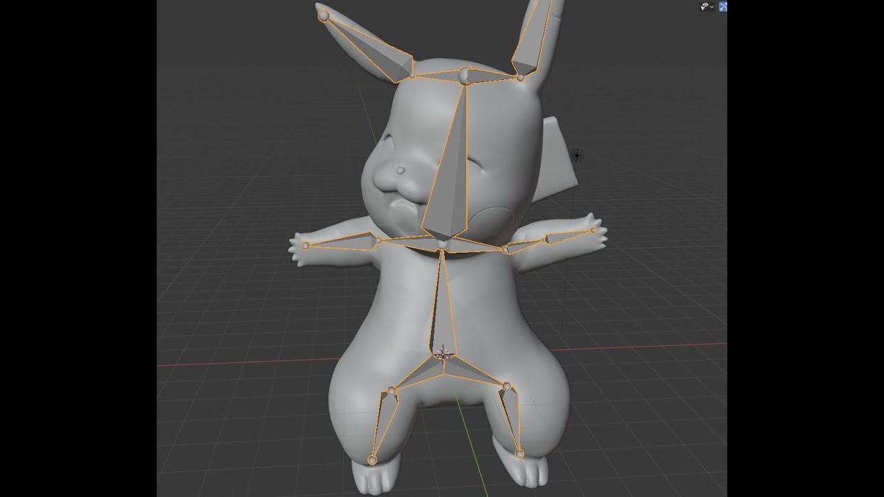 Armature/bones Blender 2.82 Déformation d'objet 3D
