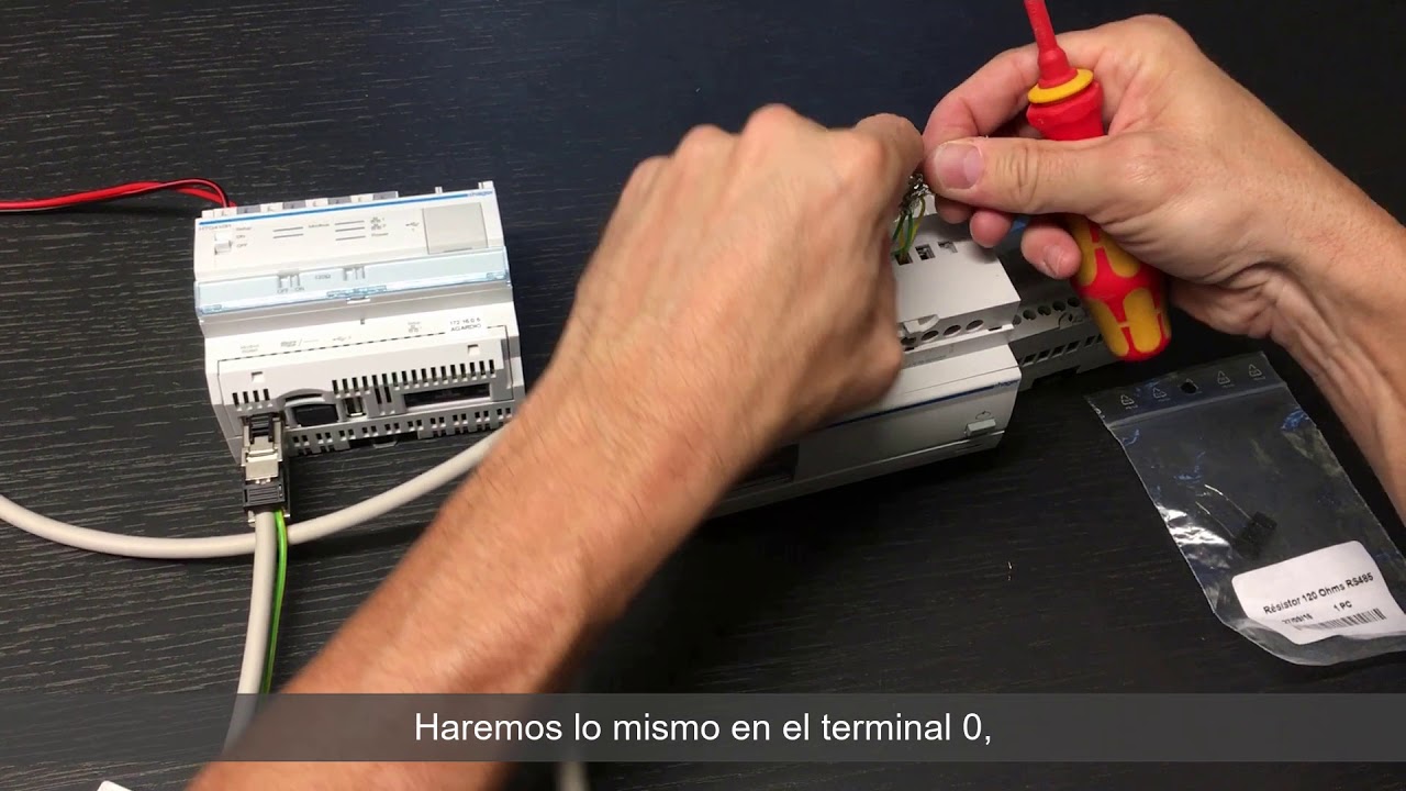 Cablear Modbus según RS 485