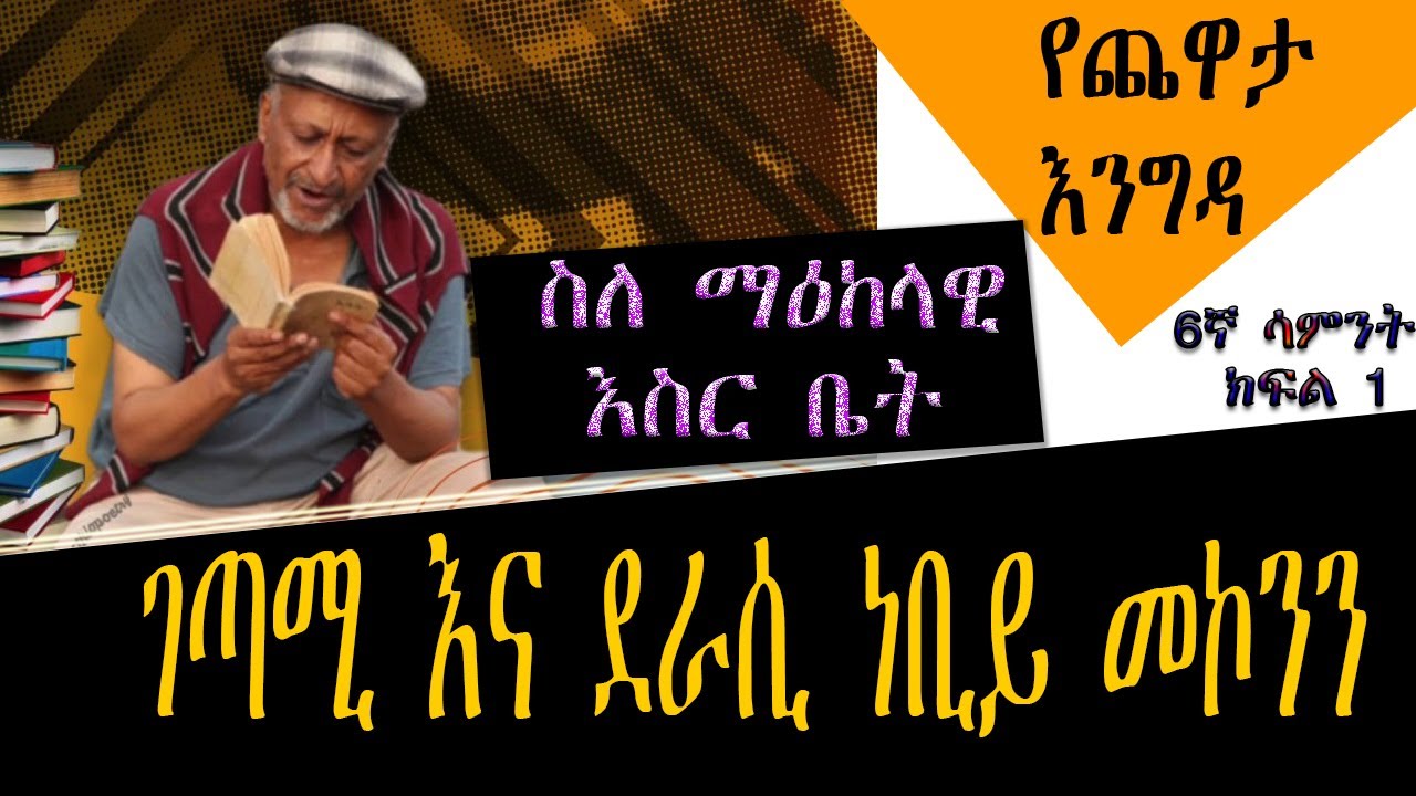 Sheger Yechewata Engida - ገጣሚ እና ደራሲ ነቢይ መኮንን Nebiy Mekonnen Interview Week 6 Part One