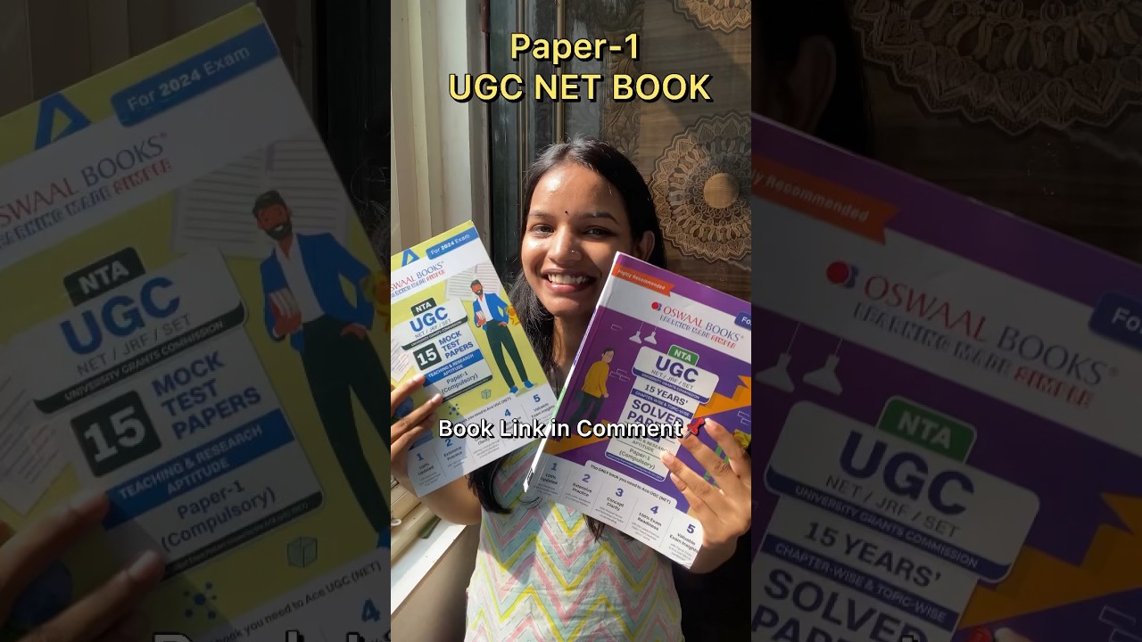 Paper-1 Book UGC-NETJRF 2024 #books #oswaal #paper1 #ugcnetexam #ugc #ugcnetpaper1 #exam #nta #2024