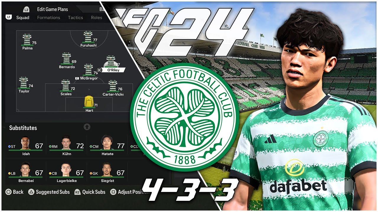 Game-Changing Tactics: Mastering Brendan Rodgers' 4-3-3 Celtic Tactics | EA FC 24