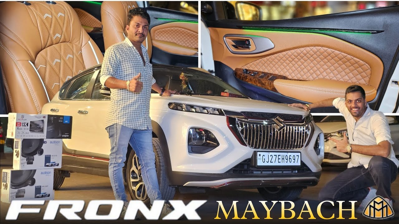 INDIA'S FIRST FRONX MAYBACH EDITION WITH AUDISON PREMIUM AUDIO UPGRADE ALL THE WAY FROM GUJRAT...!!