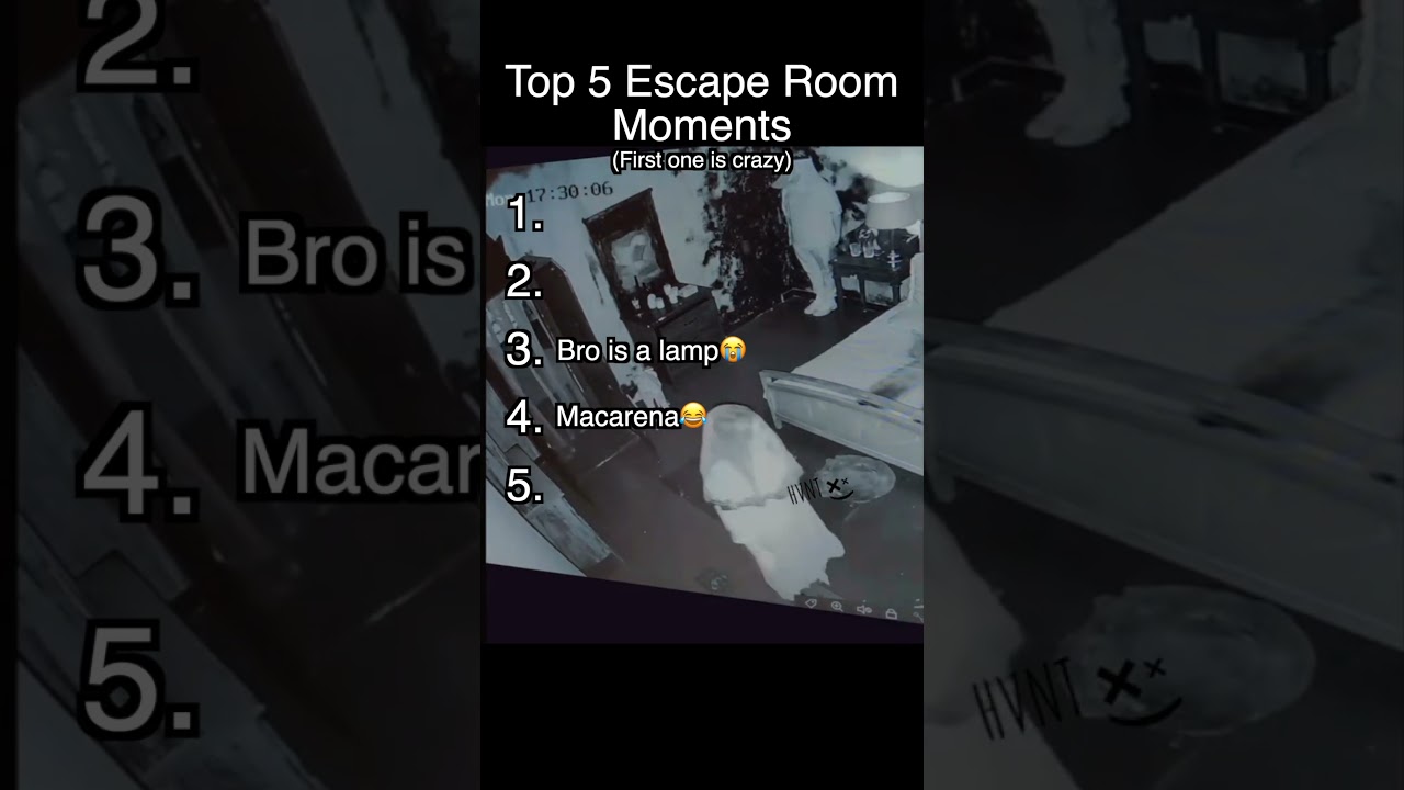 Top 5 Escape Room Moments