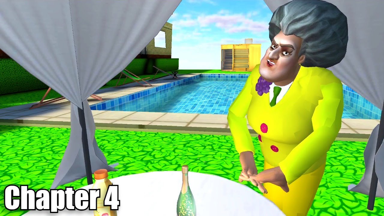 Scary Teacher 3D 9.5 New Update Chapter 4 All levels guides