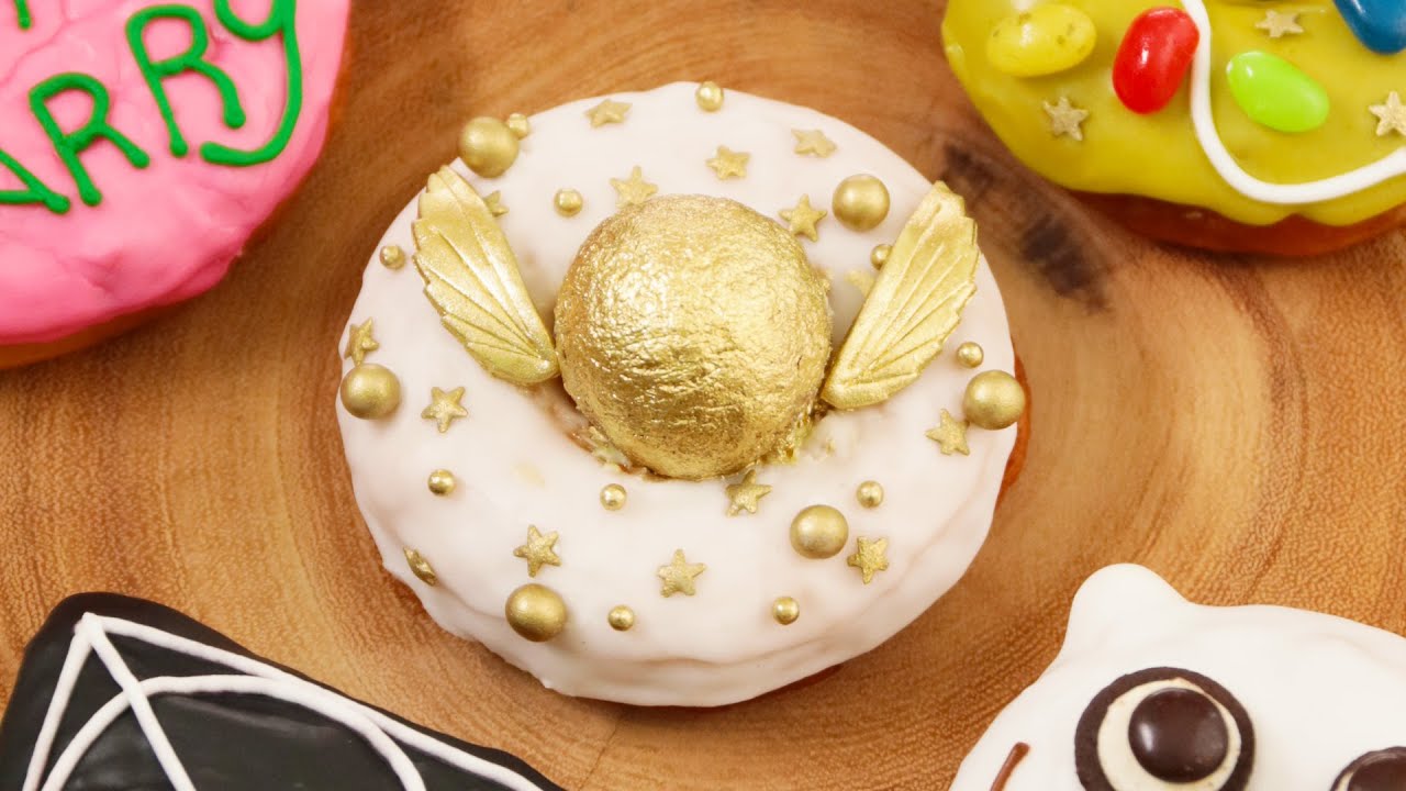 EASY HARRY POTTER DONUTS - NERDY NUMMIES