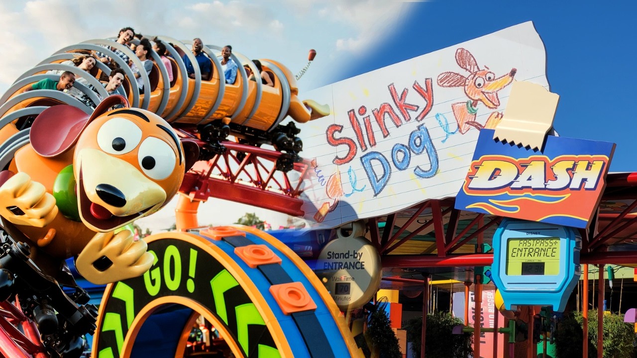 Slinky Dog Dash Full Ride POV - Hollywood Studios Disney World