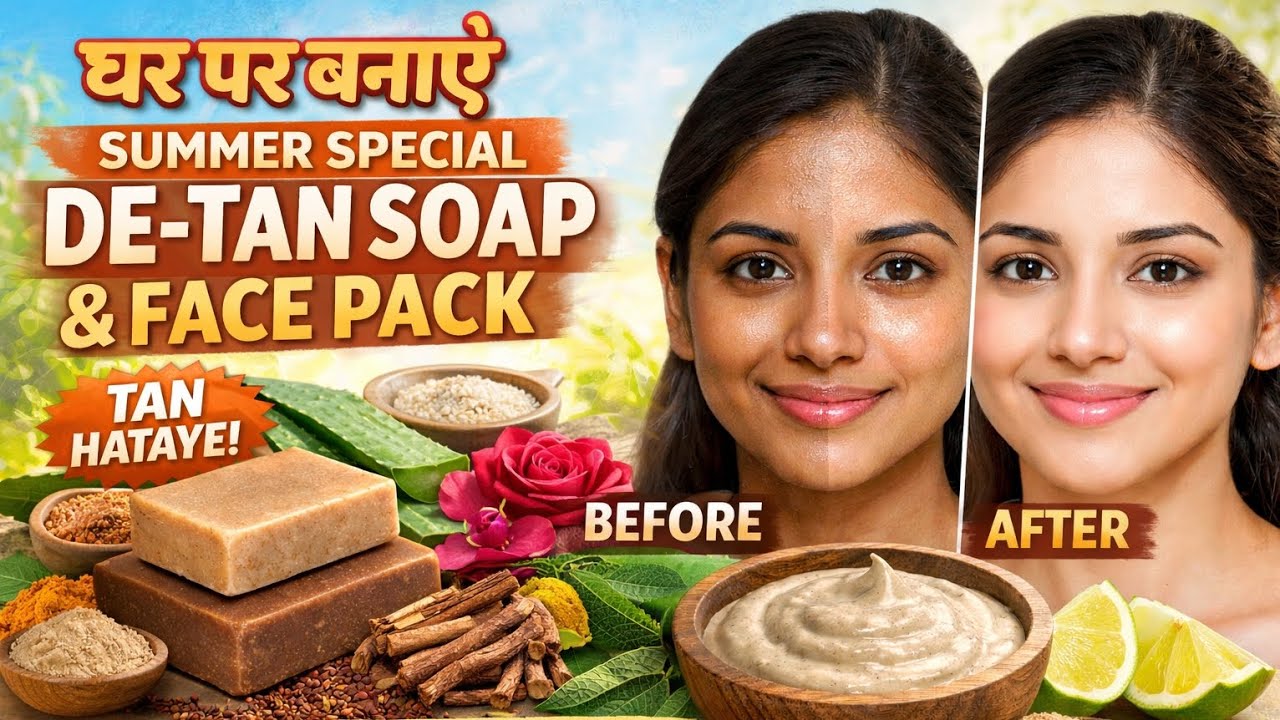 100% Result घर का बना हर्बल उबटन | Instant Glow,Tan Removal & Acne Free Skin☺️