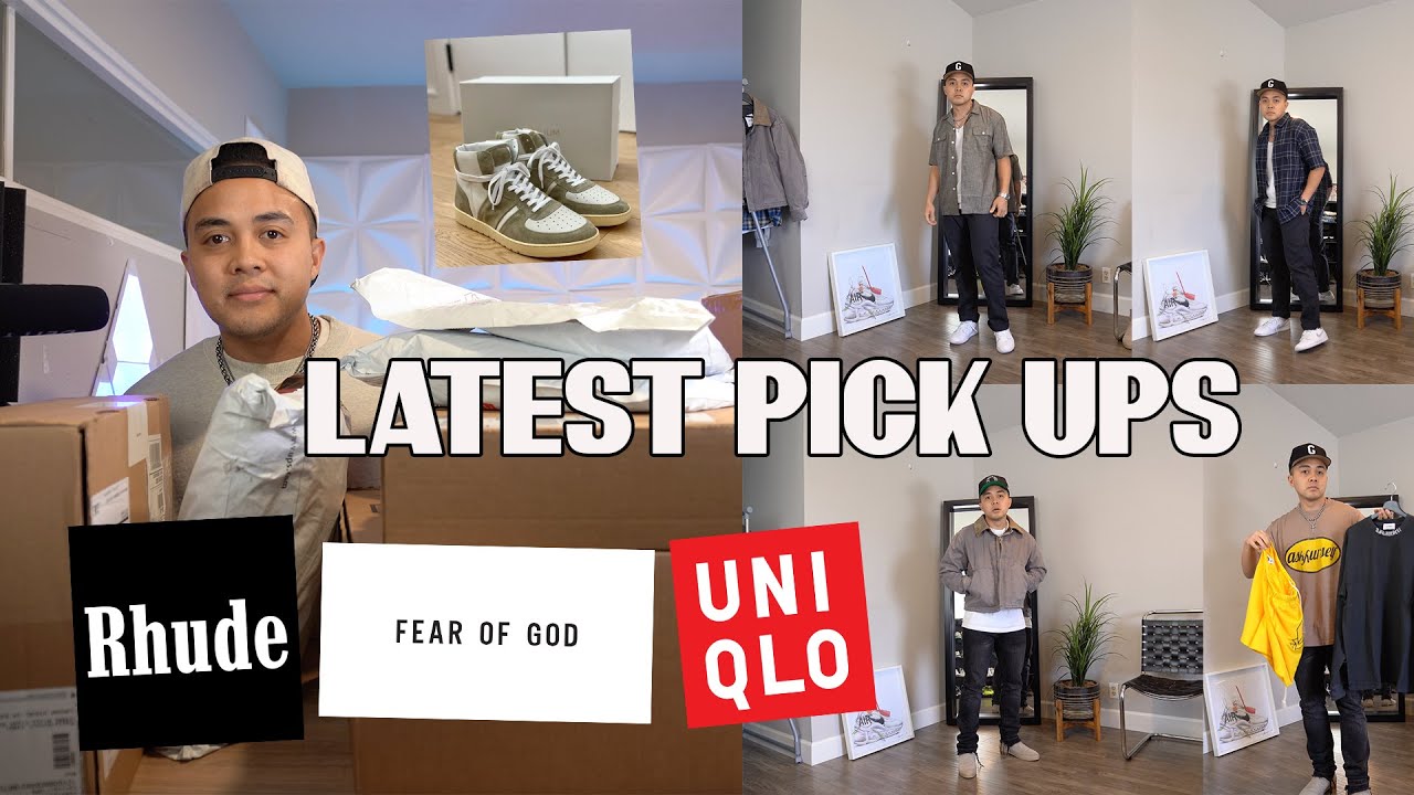 Clothing Haul: Fear of God 7th Collection, Rhude, Uniqlo, Richie Le and More...