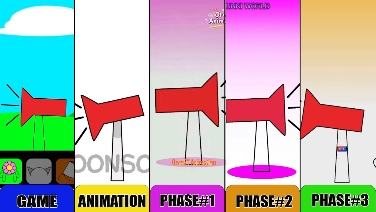 My NEW! Sprunki OC: MLG Airhorn Phase 4 Animation vs Game (All Versions)