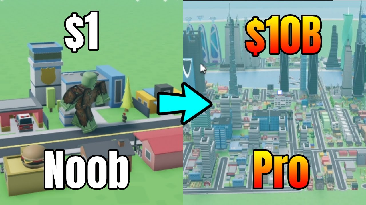 Путь от новичка до профессионала в Mini City Tycoon 2 ROBLOX! Город стоимостью от 1 до 10 миллиар...