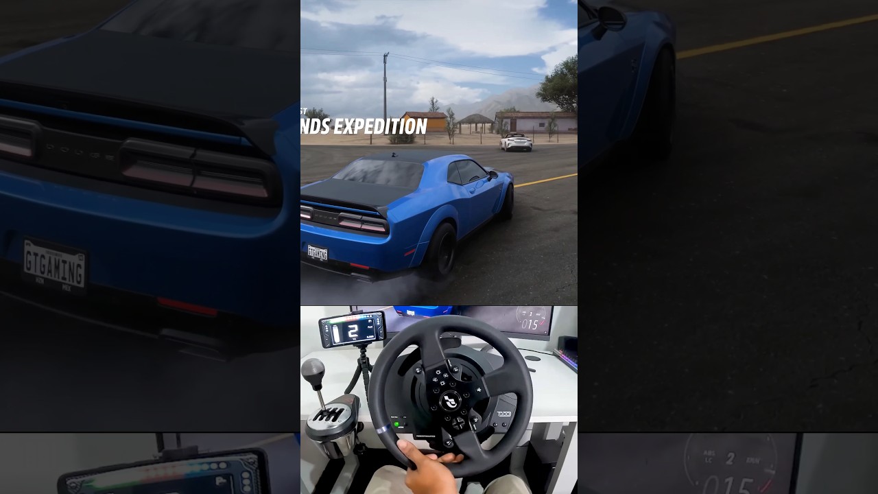 Dodge Challenger SRT Super Stock (855HP) | Forza Horizon 5 | Thrustmaster T300RS gameplay