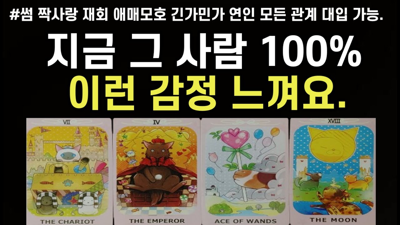 나에 대해 지금 그 사람은 100% 이런 감정을 느낀다고 해요,앞으로 그사람 행동력,앞으로 관계흐름,조언드릴께요~(#타로)