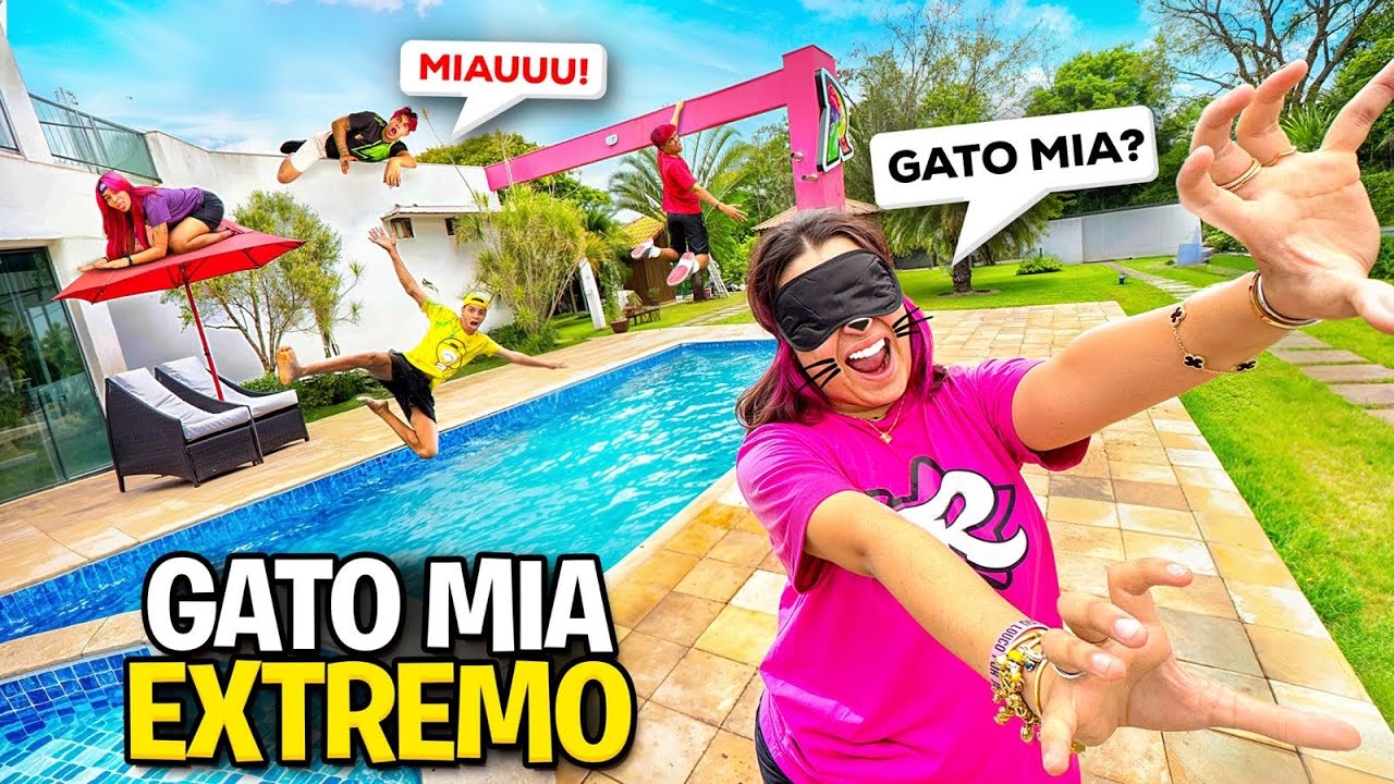 GATO MIA EXTREMO NA NOVA MANSÃO DOS ROSA *Quem foi melhor ? 