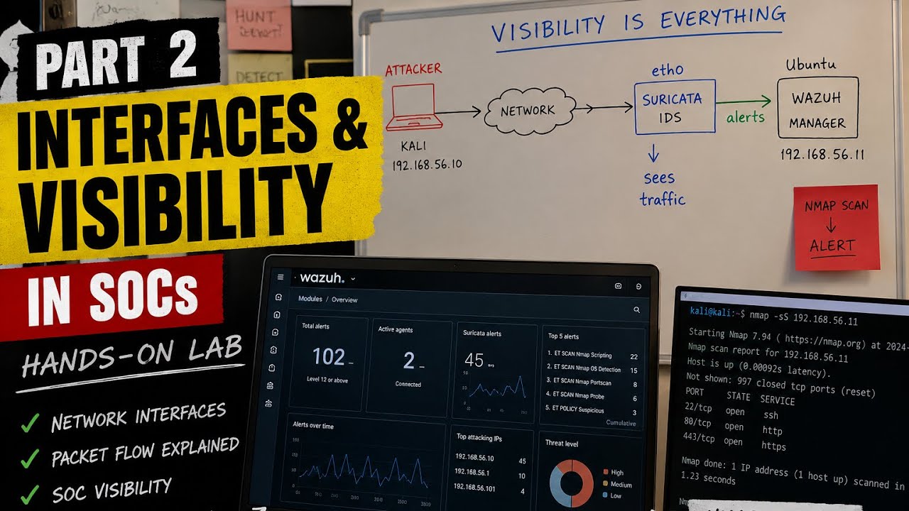 Detection Engineering Lab | Part 2 | Network Interfaces & SOC Visibility Explained