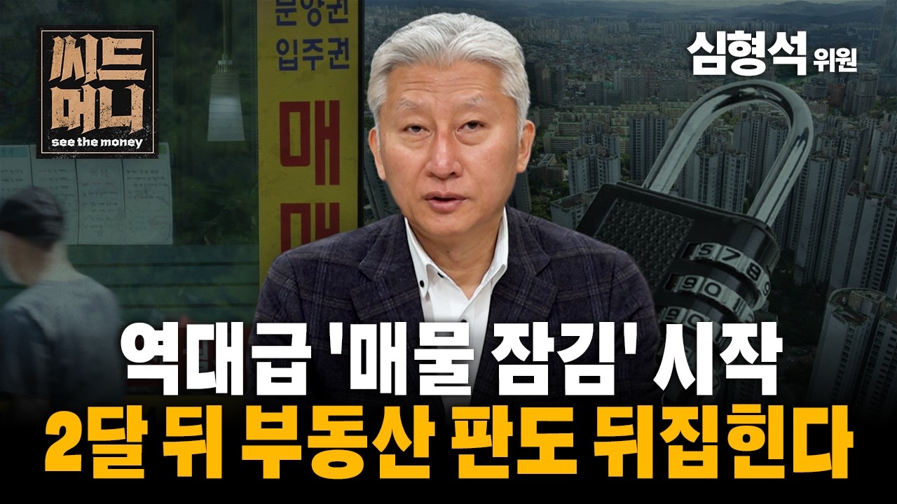 역대급 '매물 잠김' 시작 2달 뒤 부동산 판도 뒤집힌다 (법무법인 조율 심형석 위원)