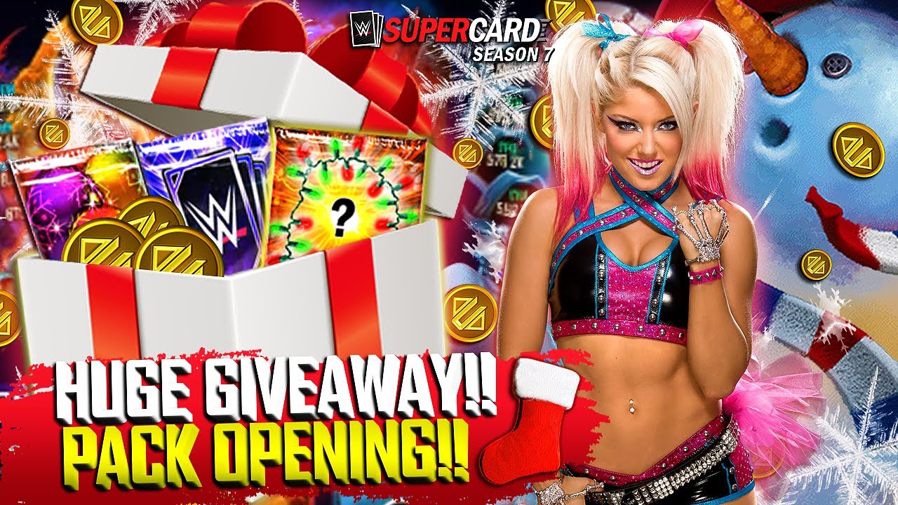 HOW TO WIN CREDITS!! HUGE PACK OPENING! WWE SUPERCARD SEASON 7