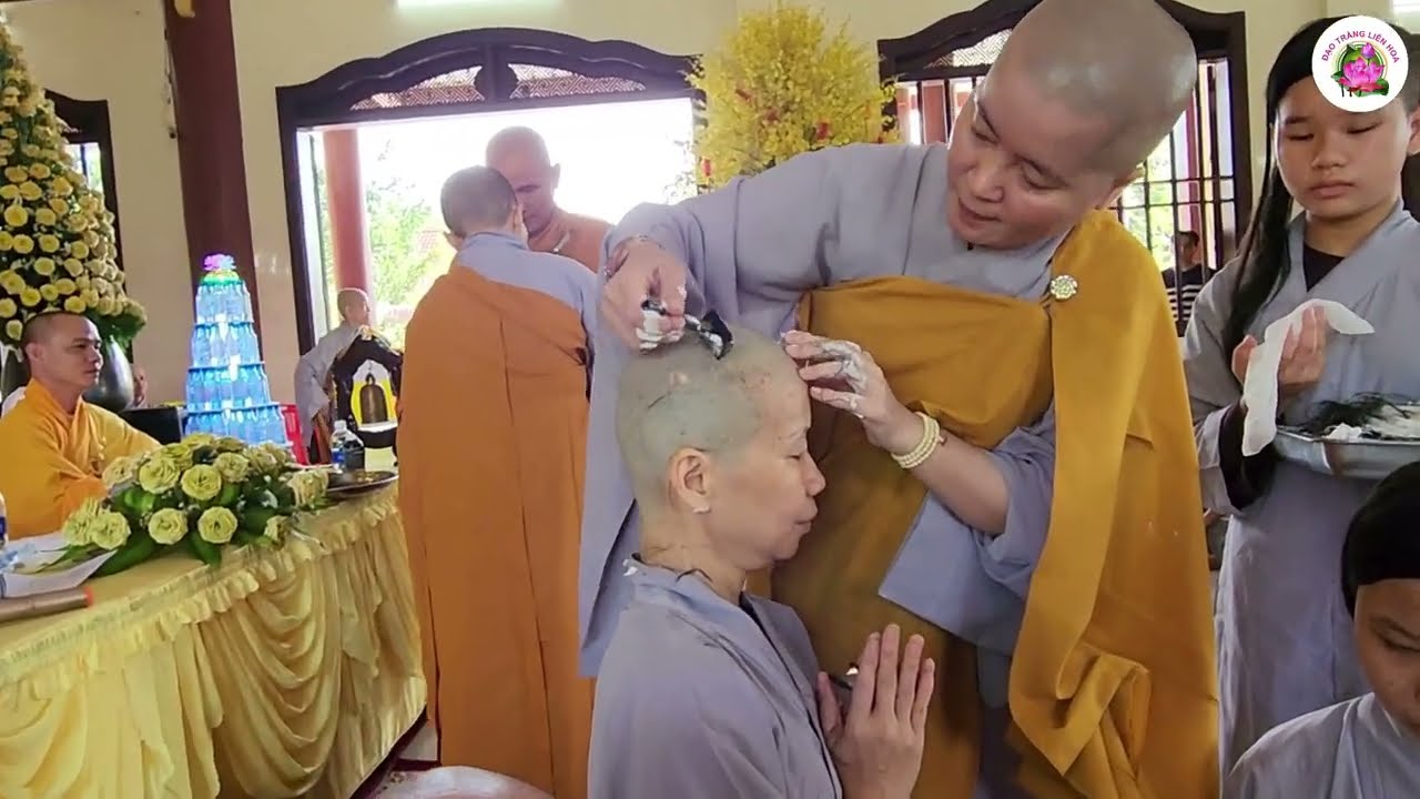 Lễ Xuất Gia của PT Thích Nữ Nguyên Tánh 01/01/2023 tại Chánh Giác (Bà Rịa) Phần 2