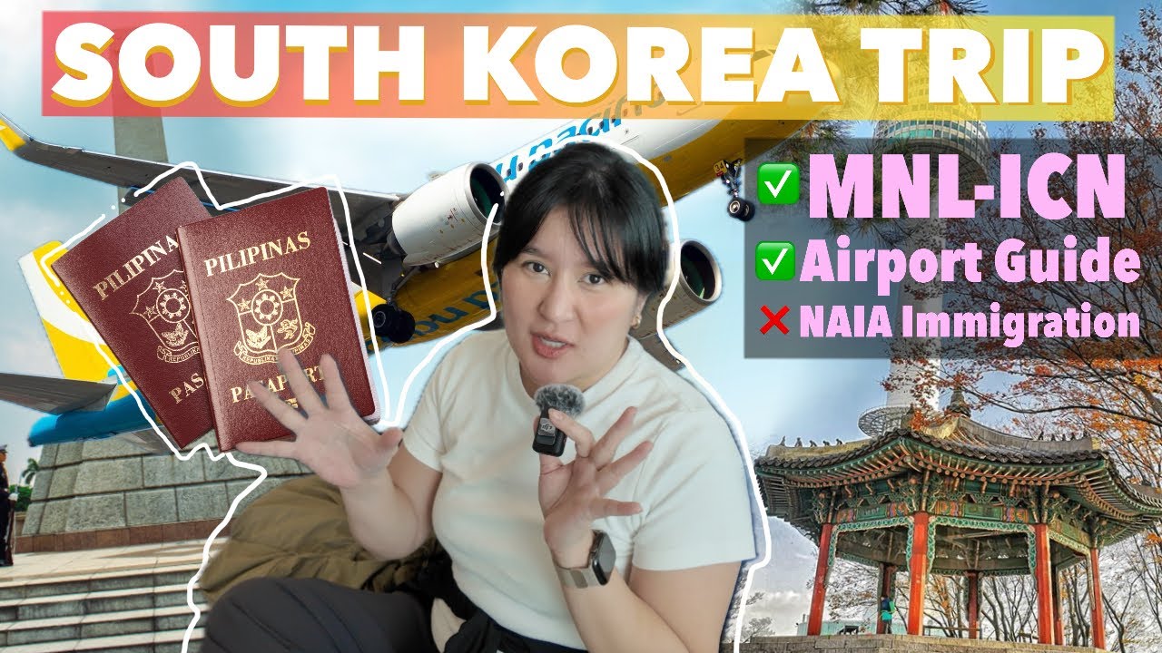 ✈️🇰🇷 South Korea Travel Vlog: Airport Guide from NAIA to Incheon + Korea Visa Tips! 🧳🛂 @krislumagui