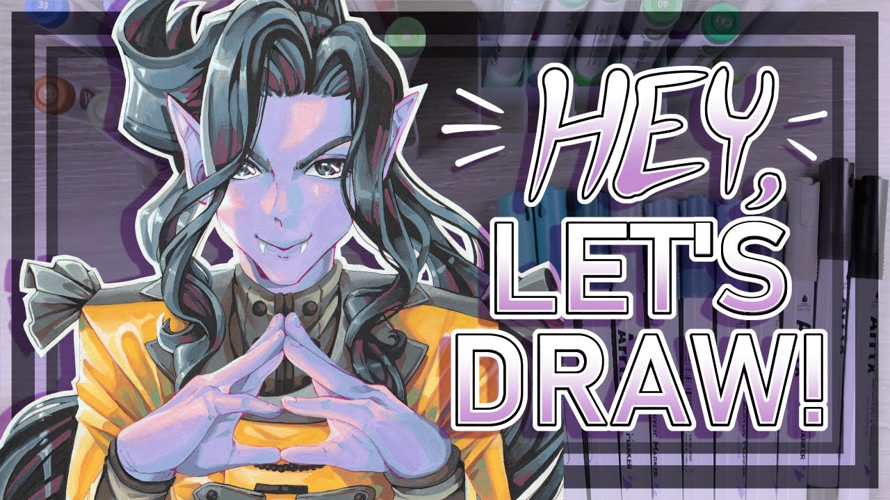 DRAW WITH ME! (Because It's Been A While) | Sketch Vlog